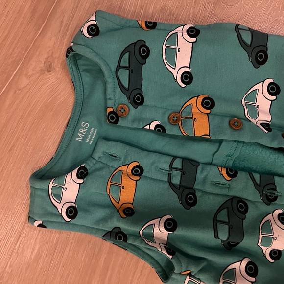 Marks and Spencer Cars Cotton Dungarees (Overalls/romper) - Picture 2 of 2